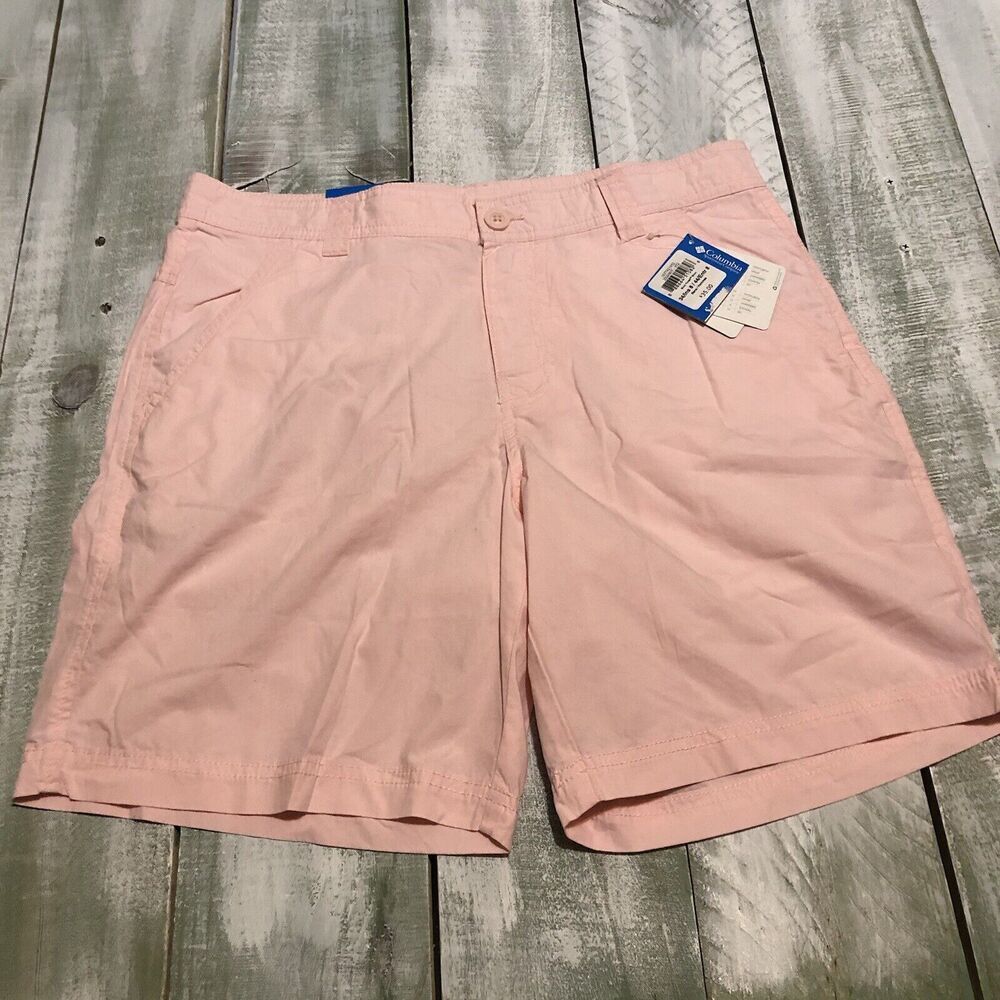 NEW Columbia Sportswear Modern Classic Size 34 Men's Washed Out Shorts Pink